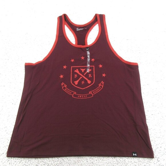 Under Armour Project Rock "Blood Sweat Respect" Tank Top Men's Size Large NEW - Picture 3 of 9